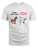 security quard Gift Funny security quard shirt Gift Idea security quard Job Quotes Gift security quard Funny Unicorn Design Best security quard Dad Husband Friends security quard Christmas Gift1 T-Shirt