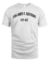 uss john f. kennedy (cv 67) ship's store t shirt