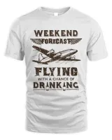 Weekend forecast flying with a chance of drinking