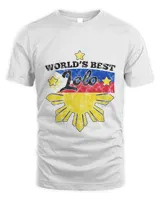 Worlds Greatest Lolo Filipino Grandpa PH Flag Gift2 T-Shirt