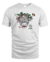 Merry Christmas Heifers Christmas Cow T-shirt