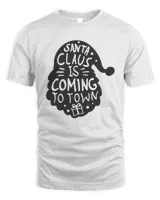 Santa Claus is Coming to Town Christmas Tee Shirt