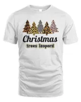 Christmas Trees Leopard Shirt