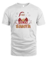 Howdy Santa Western Christmas Shirt