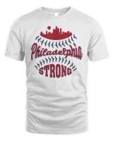 Philadelphia Baseball Skyline Philadelphia Strong T-Shirt