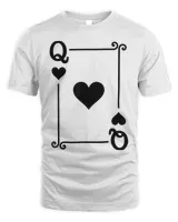 Playing Cards Costume – Queen Hearts Card – Queen Card T-Shirt