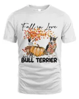 Fall In Love With Bull Terrier Halloween Autumn 2022 Pumpkin37