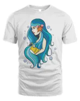 Horoscope Aquarius Woman Born in January February Birthdays T-Shirt