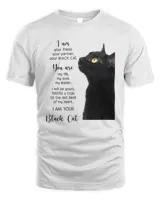 I am you friend your partner your black cat shirt