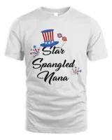 Star Spangled Nana Shirt, 4th of July, Matching Family Shirt