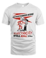 Warning Reddy S Kilowatts Electricity Will Kill You Shirt