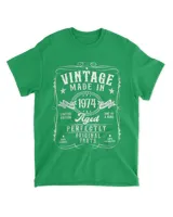 Vintage 1974 50th Birthday Decorations Funny 50 year old Men T-Shirt