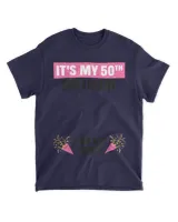 It's My 50th Birthday Cute 50 Years Old Women Sign My T-Shirt