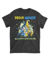 Family Gnome Proud Nephew Down Syndrome Awareness T21 Shirt