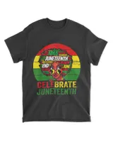 Celebrate Juneteenth 19 Afro Black History Melanin T-Shirt tee