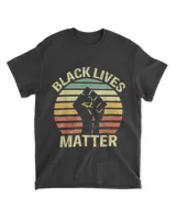 Hand in Black History Month Black Lives Matter Juneteenth T-Shirt tee