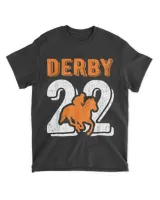 2022 Derby Jersey Style Graphic Horse Racing Jockey Design T-Shirt