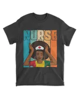 Black History Month T Shirts Women, Black Juneteenth Nurse T-Shirt