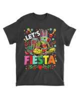 Lets Fiesta Cinco De Mayo Camisa Mexicana Hombre T-Shirt