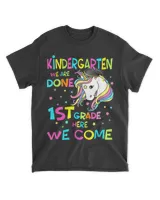 Kindergarten Graduation Magical Unicorn Boys Girls Kids Fun T-Shirt