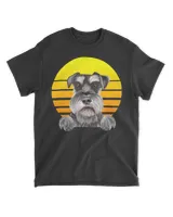 Vintage Sunset Miniature Schnauzer Dog Lover Tank Top