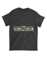 Womens The Momalorian The Coolest Mom Funny Mothers Day Graphic T-Shirt