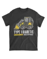 Insulin Dependent - Type 1 Diabetes Shirt for Kids - Warning