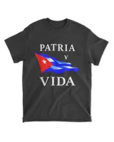Patria Y Vida Camiseta Para Cubanos