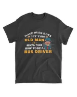 RD Bus Driver Old Operator Uniform Driving Shuttle Transit Shirt