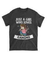 Just A Girl Who Loves Gaming Cute Girl With Controller