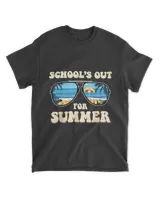Last Day Of School Schools Out For Summer Teacher Vintage