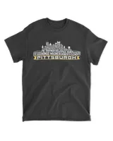 Pittsburgh Pirates Baseball Legends Pittsburgh City Skyline