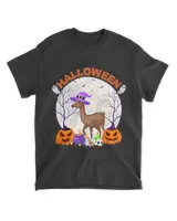 Funny Halloween Design Pumpkin Witchy Llama Halloween