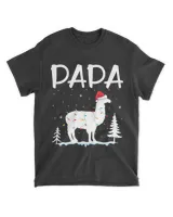 Papa Llama Christmas Funny Matching Family Pajama Xmas