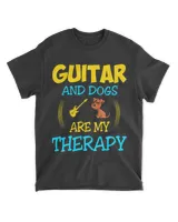 Guitar And Dogs Are My Therapy Gift
