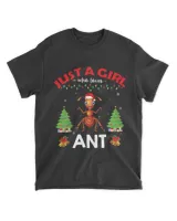 Just A Girl Who Loves Ant Funny Ugly Christmas Sweater