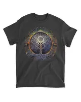 Tree Of Life Yoga Zen Namaste Meditation T-Shirt
