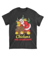 Chickens for Everybody Funny Santa Claus Christmas Chicken