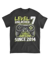 Level 7 Unlocked Awesome 2014 Video Game 7th Birthday A