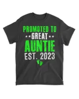 Womens I'm Going To Be An Aunt 2023 Promoted To Great Auntie 2023 T-Shirt