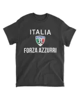 Italy Soccer Jersey 2020 Forza Azzurri Italia Football Team T-Shirt