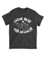 I Wear Blue For An Amcer Shirt White