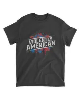 The Fat Electrician Violently American Shirt