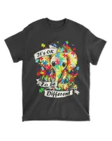 Autism Awareness Acceptance Elephant Its Ok To Be Different T-shirt_design