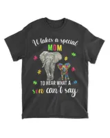 Autism Awareness Family Support Shirts Autism Mom Elephants T-shirt_design
