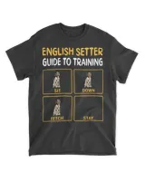 Funny English Setter Guide To Training Dog Obedience Trainer Pullover Hoodie