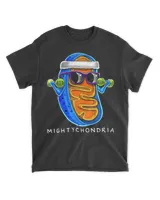 Mightychondria Cellular Biology Science Teacher Funny Gift T-Shirt
