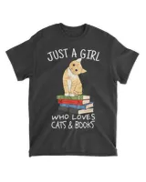 Just A Girl Who Loves Books And Cats QTCATB191222A12