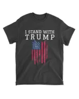 i stand with trump t shirt
