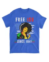 Juneteenth Free Ish Since 1865 Black Pride T-Shirt tee